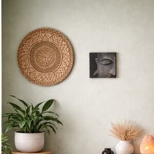 Zen‎ Buddha Spiritual Meditation Decor Acrylic Canvas Painting 12x12 Wall Art